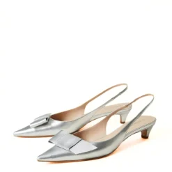 TWINSET SLINGBACK TCP090 ARGENTO