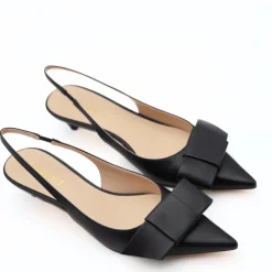 TWINSET SLINGBACK TCP090 NERO