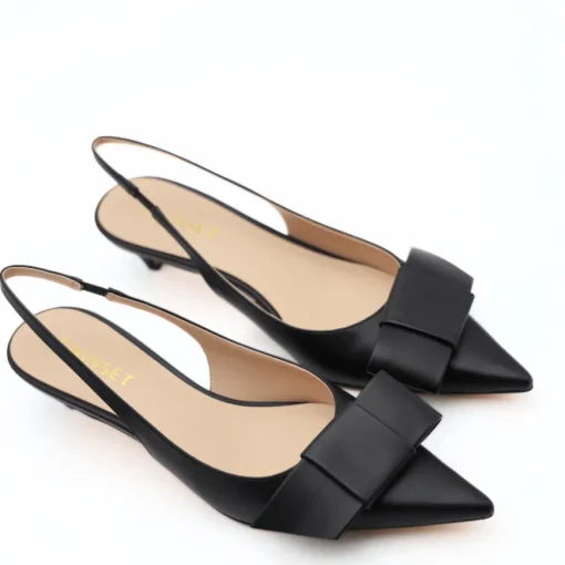 TWINSET SLINGBACK TCP090 NERO