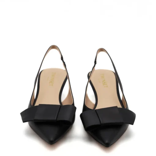 TWINSET SLINGBACK TCP090 NERO