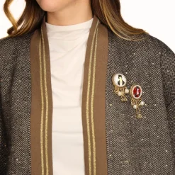 VICOLO BOMBER TS1158 SPINA PESCE MARRONE