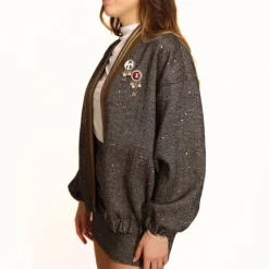 VICOLO BOMBER TS1158 SPINA PESCE MARRONE