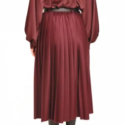 VICOLO GONNA PIEGHE 1599 BORDEAUX