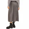 VICOLO GONNA PIEGHE 1599 GRIGIO